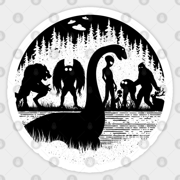 Cryptids Sticker by Tesszero